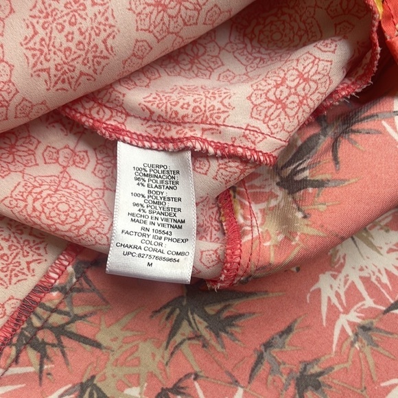 Peter Som for Kohl’s Coral Print Shift Dress Women’s S - Picture 7 of 7